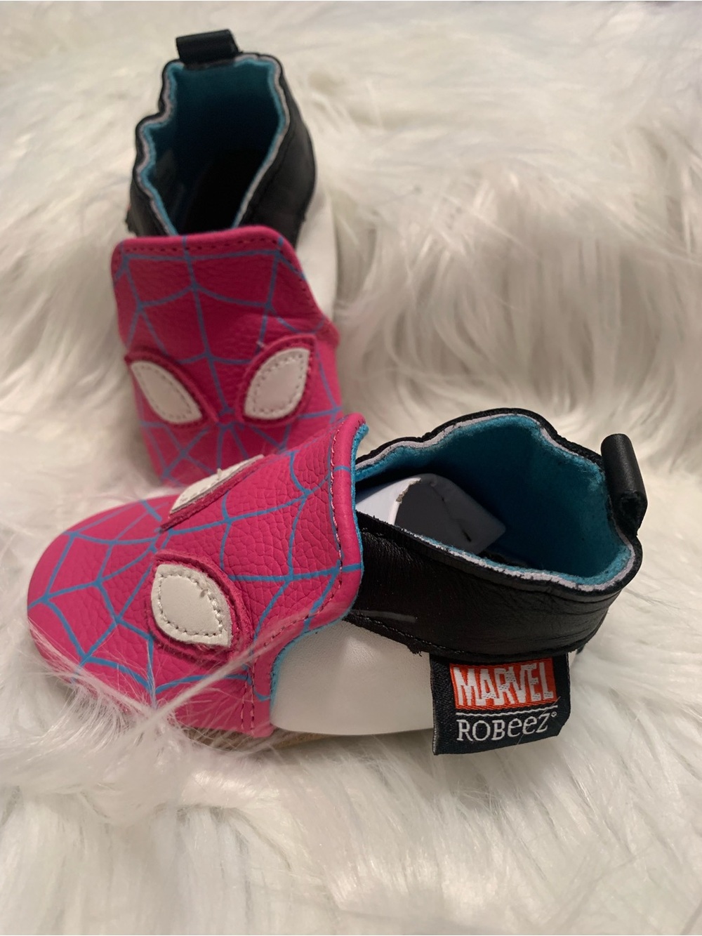 MARVEL Robeez ghost, spider, soft souls, baby shoes LNWOT size 0-6 months